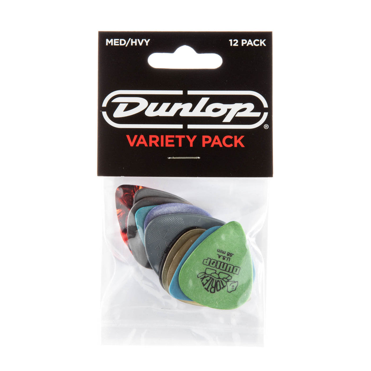 Dunlop Guitar Pick Variety Pack - Medium/Heavy - 12 Picks