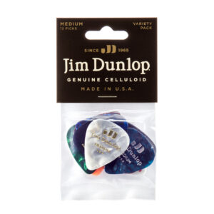 Dunlop Celluloid Variety Pick Pack - Medium - 12 Picks