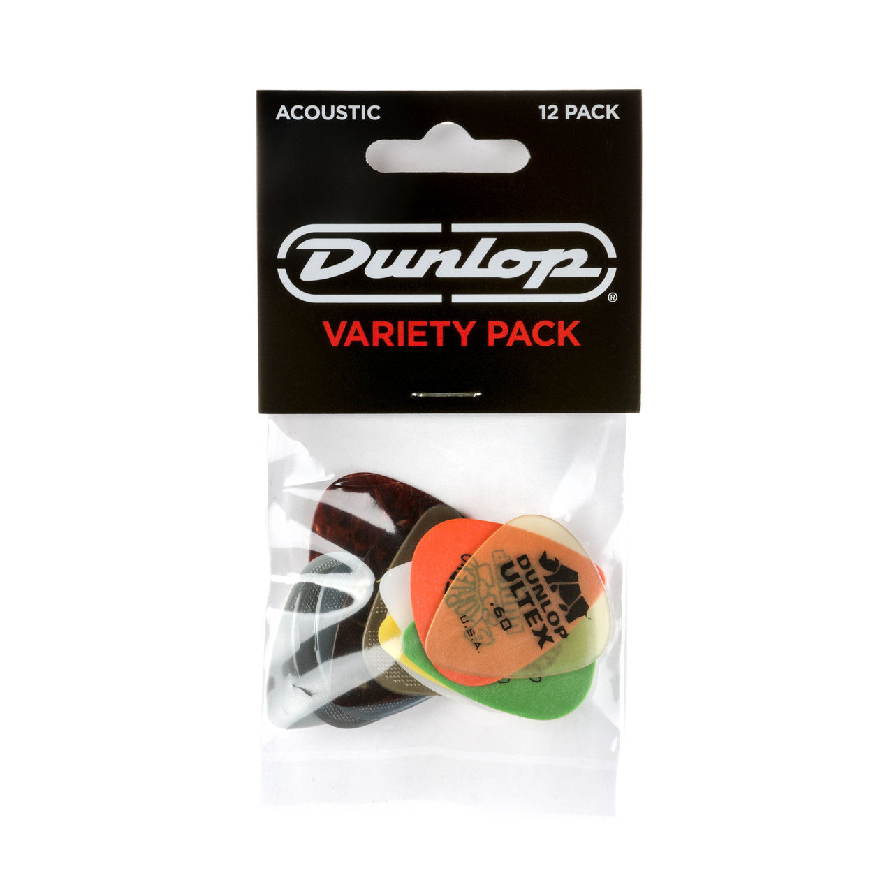 Dunlop Acoustic Pick Variety Pack - 12 Picks