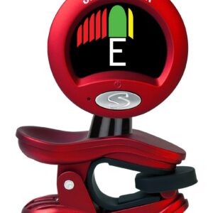Snark SIL-RED Rechargeable Clip-On Tuner-Red