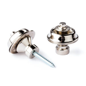 Dunlop Straplok® Strap Retainers Traditional Design - Nickel
