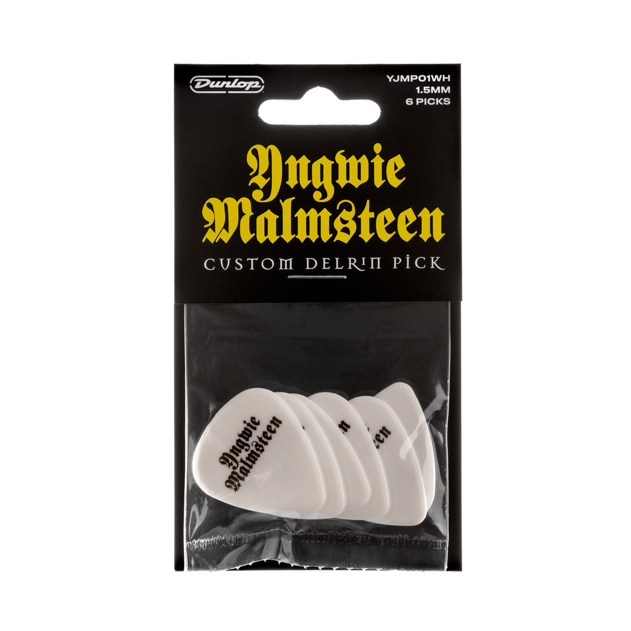 Dunlop Yngwie Malmsteen Custom Delrin 1.50mm Pick - 6 Picks