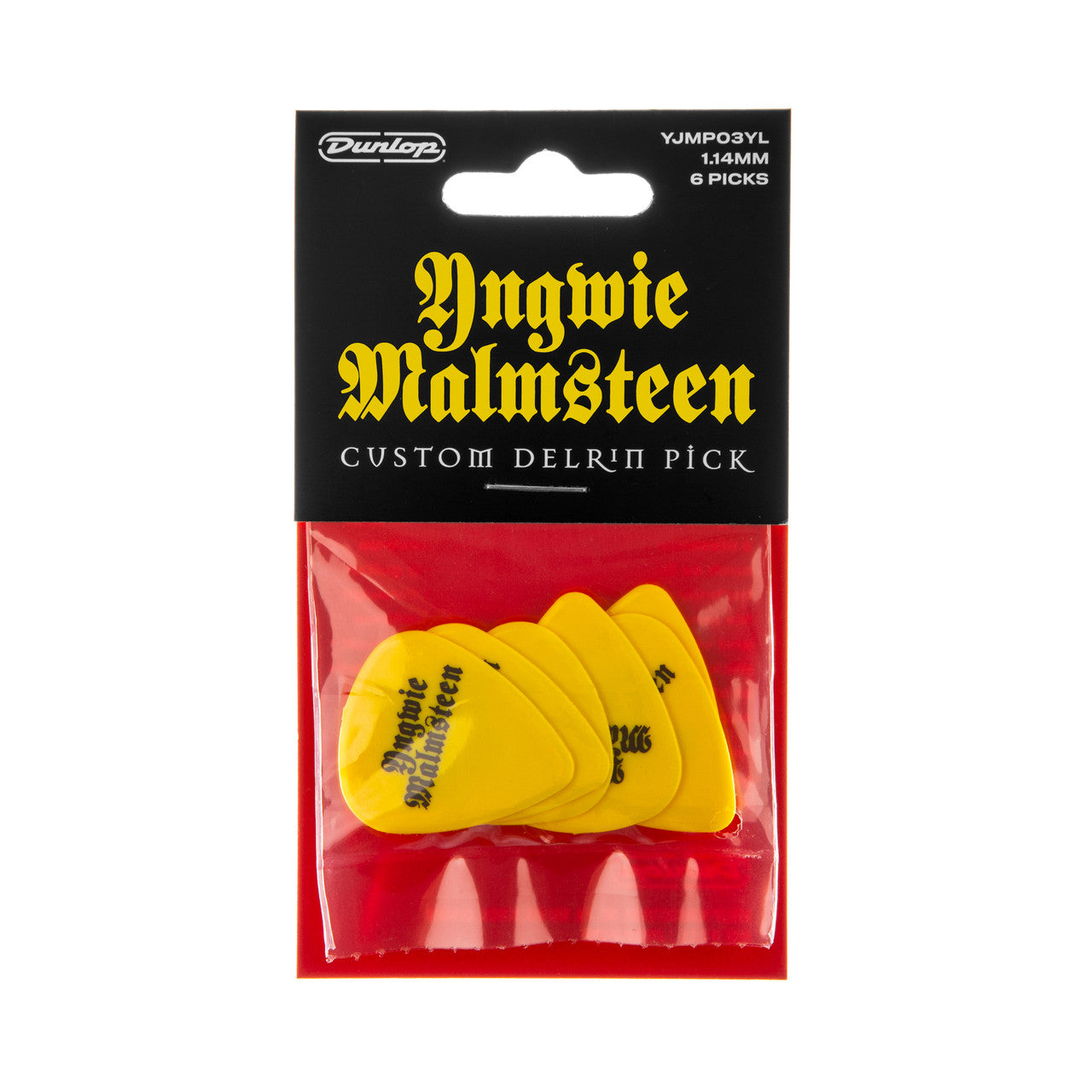 Dunlop Yngwie Malmsteen Custom Delrin 1.14mm Pick - 6 Picks