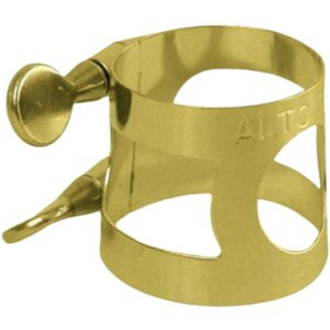 American Plating Gold Plated Alto Saxophone Ligature