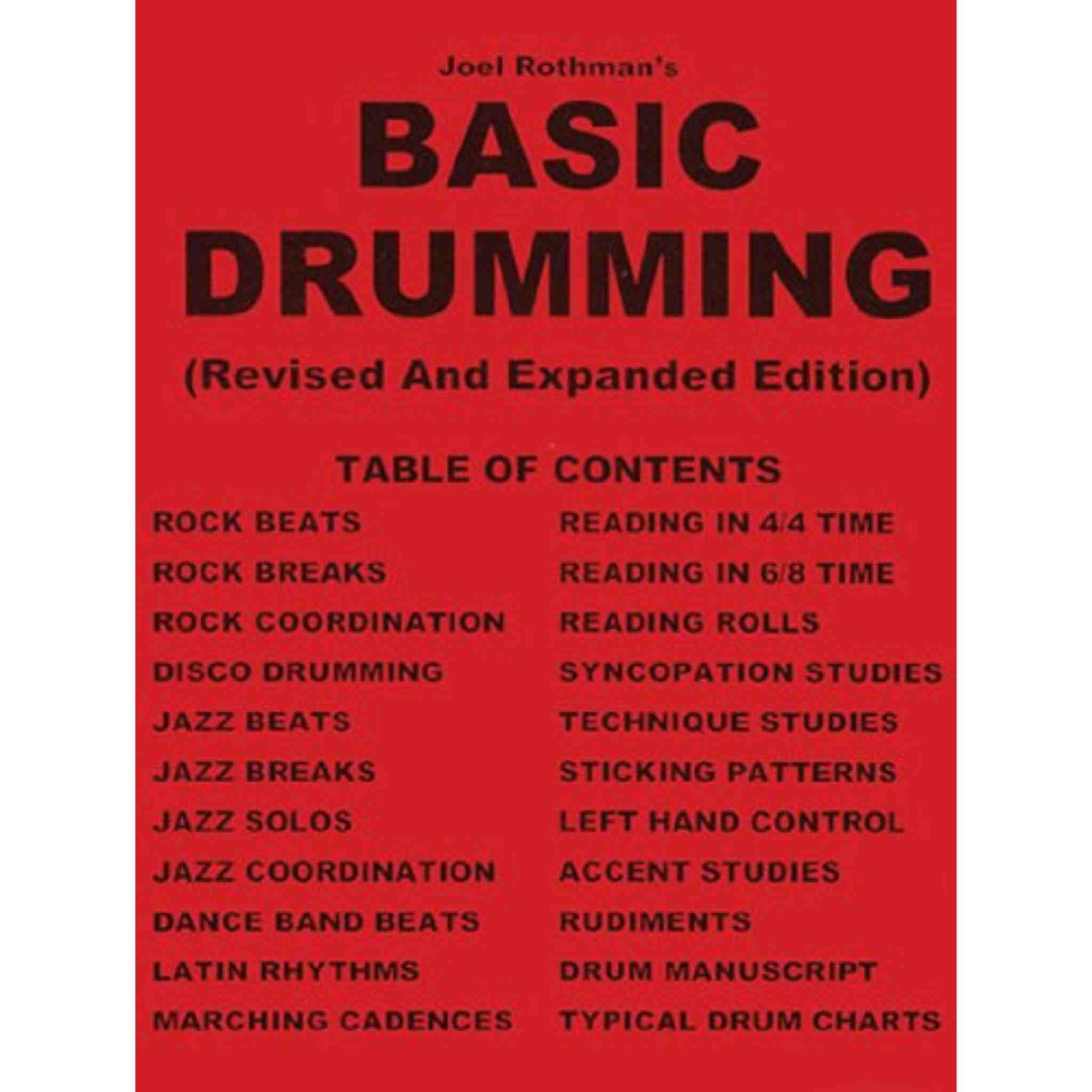 Basic Drumming-Revised & Expanded by Joel Rothman