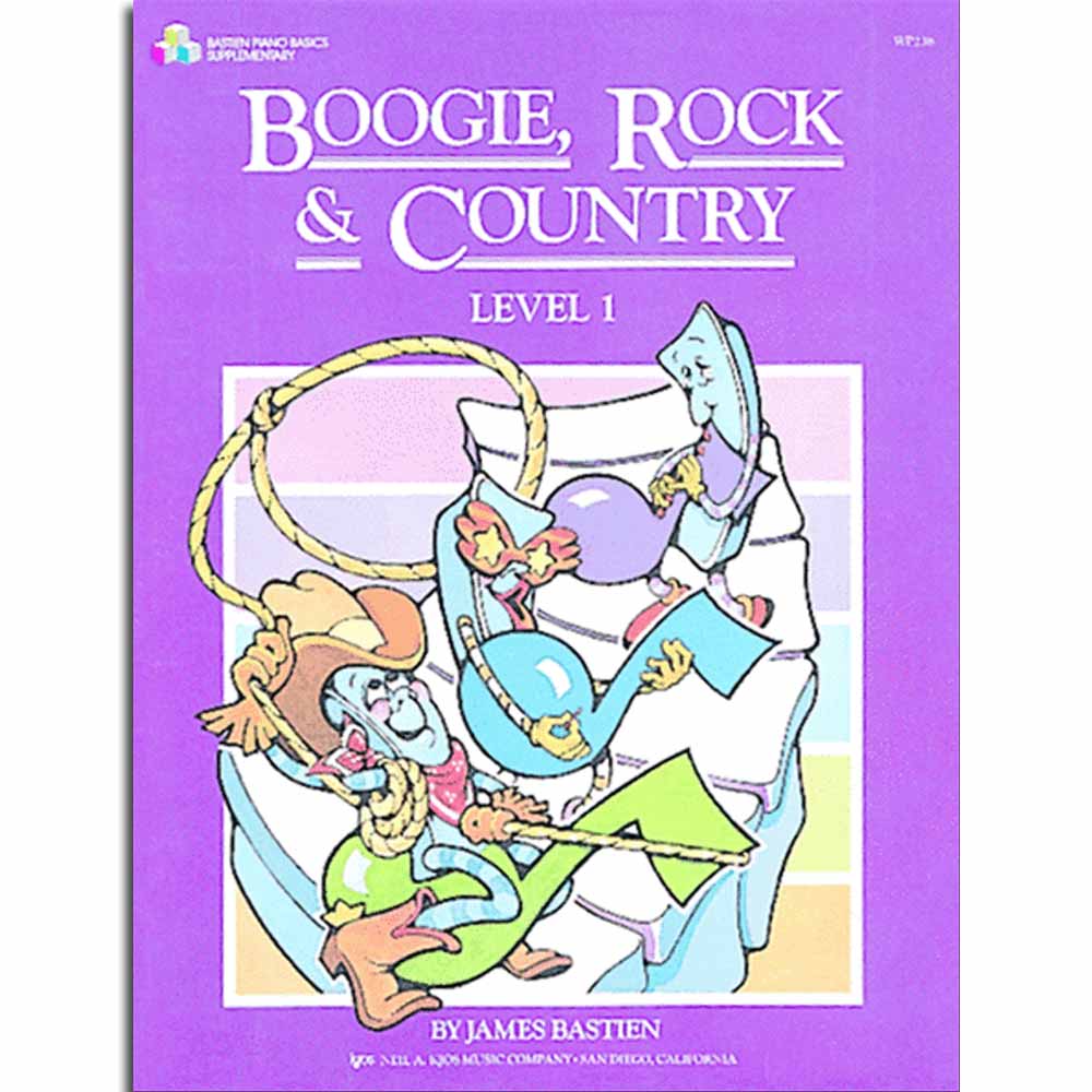 Boogie, Rock and Country – Level 1 (Bastien Piano)