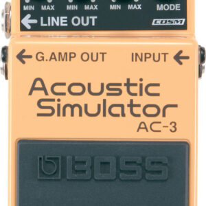 AC-3 Boss Acoustic Simulator-Advanced Electric-to-Acoustic Guitar Modeling