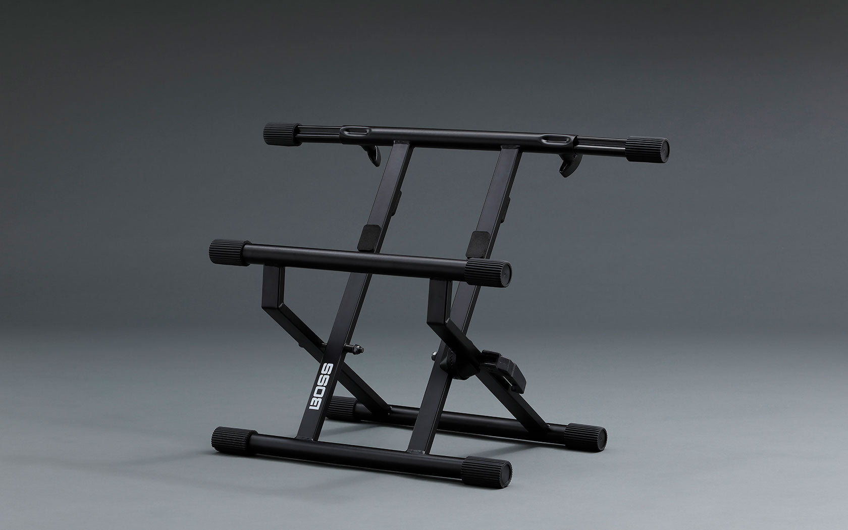 Boss BAS-1 Amplifier Adjustable Tilt-back Stand With Telescoping Support Arm