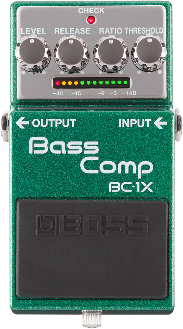 BC-1X Boss Bass Comp-Intelligent Multiband Compression for Dynamic Players