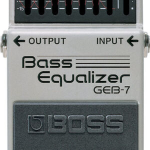 GEB-7 Boss Bass Equalizer-Precise Tonal Control