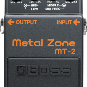 MT-2 Boss Metal Zone Distortion-Million-Selling High-Gain Monster