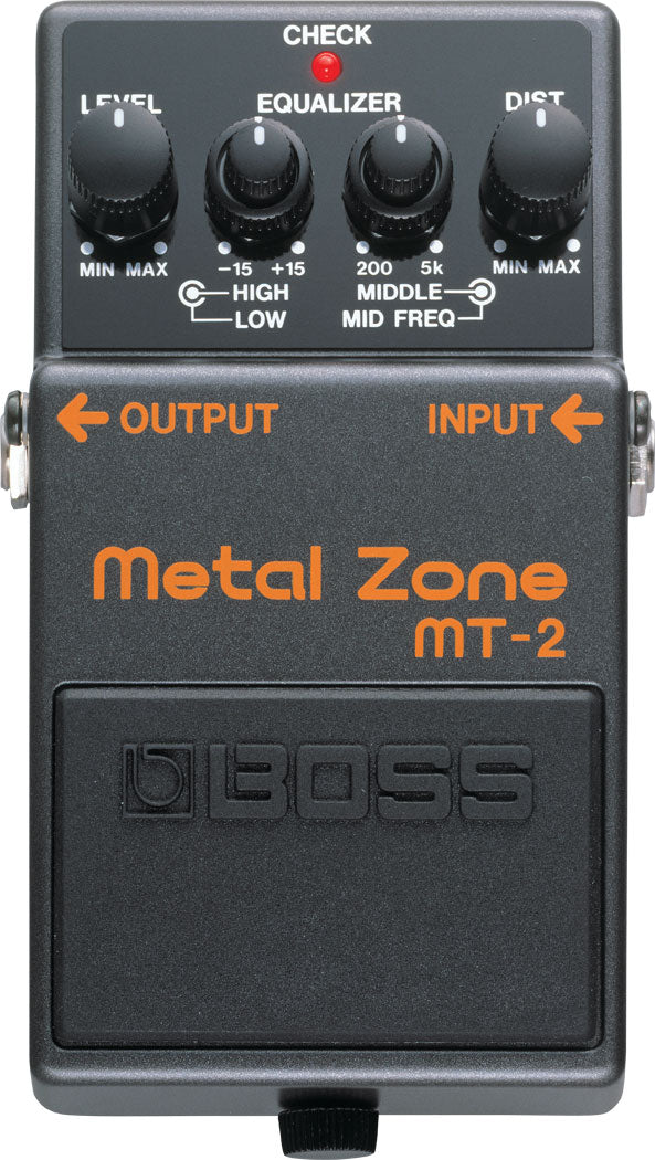 MT-2 Boss Metal Zone Distortion-Million-Selling High-Gain Monster