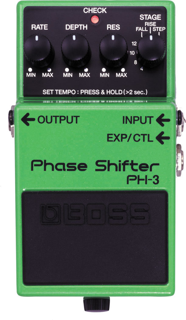 PH-3 Boss Phase Shifter-Modern Phasing with Tap Tempo Sync