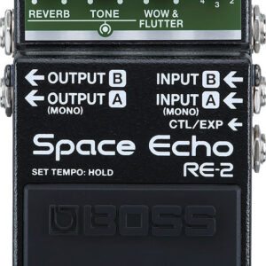 RE-2 Boss Space Echo Effect Pedal-The Authentic Space Echo Experience in a Compact Pedal