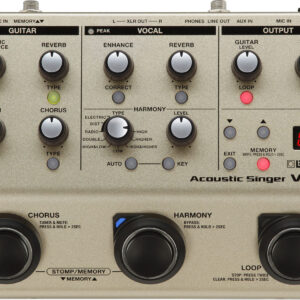 VE-8 Boss Acoustic Singer-The Complete Solution for Singing Guitarists