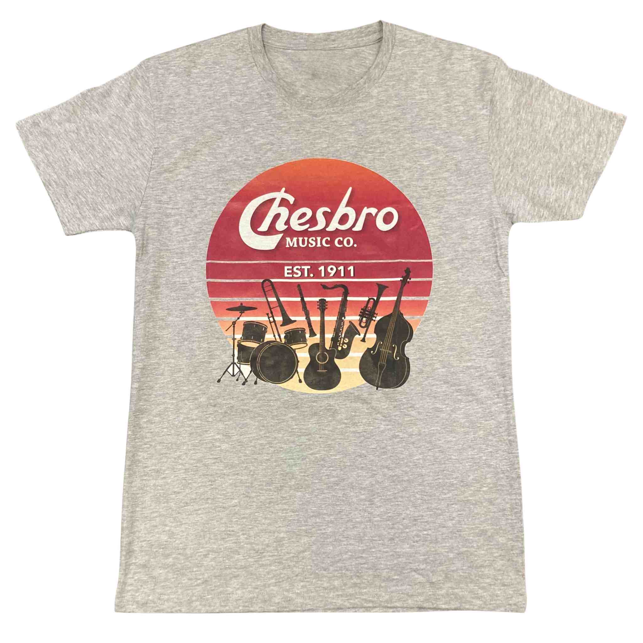 Chesbro Music Company Sun T-Shirt - Grey — XL