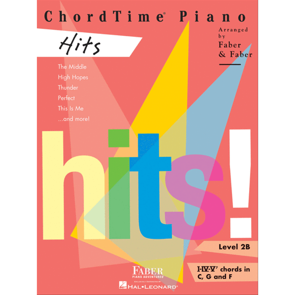 ChordTime Piano Hits - Level 2B (Faber Piano Adventures)