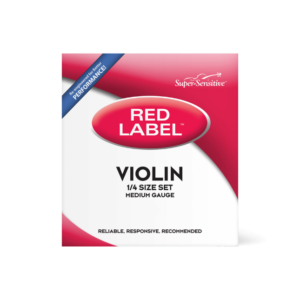 Super Sensitive Red Label Violin Single A String-1/4 Size