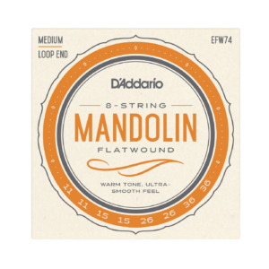 D'Addario EFW74 Flat Wound Mandolin Strings - Medium 11-36