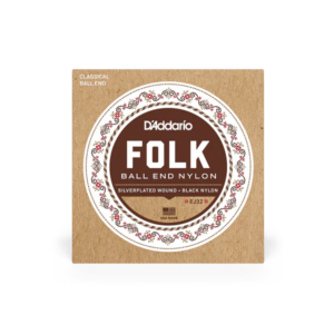 D'Addario EJ32 Folk Nylon Classics Guitar Strings - Ball End - Normal Tension