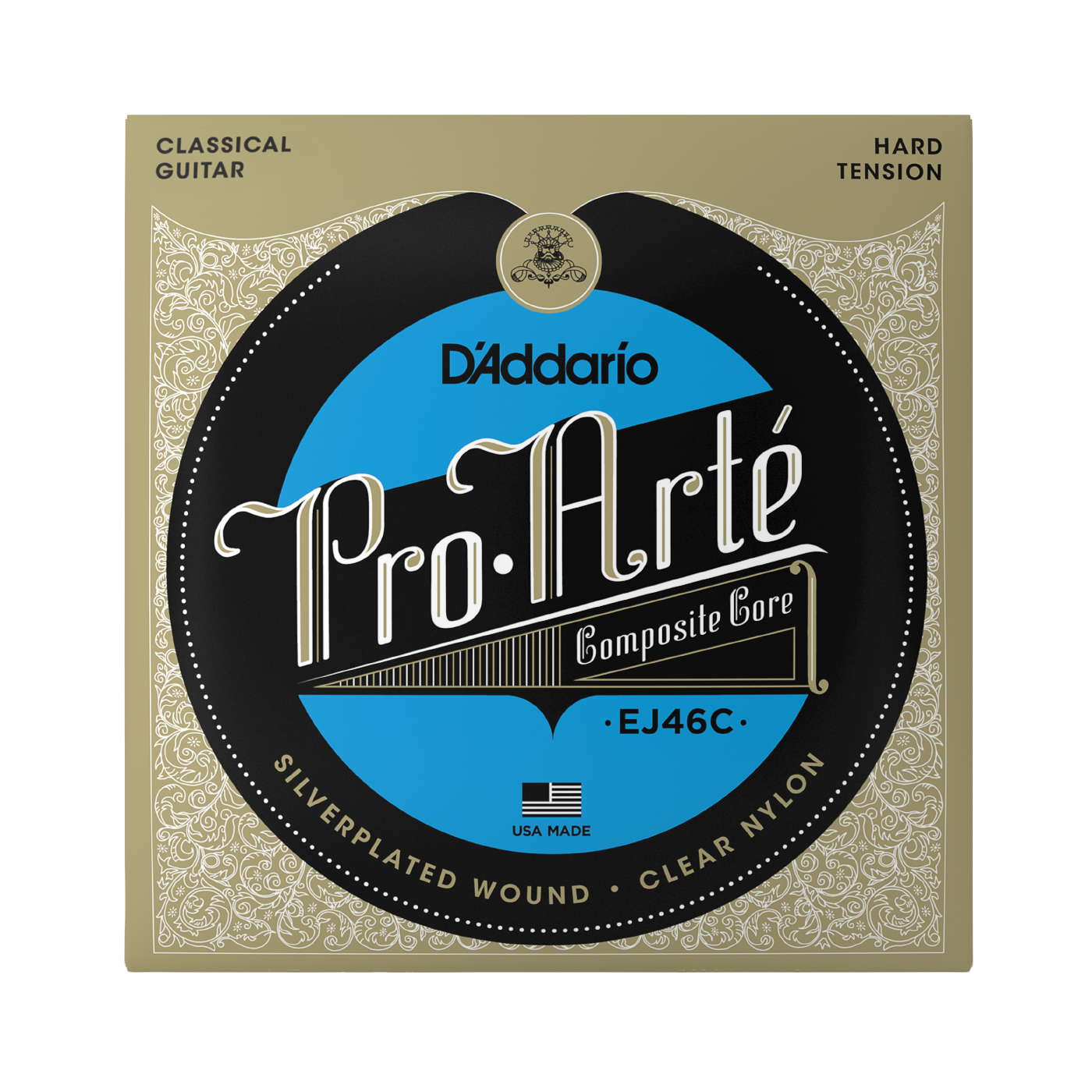 D'Addario EJ46C Pro-Arté Composite Classical Guitar Strings - Hard Tension