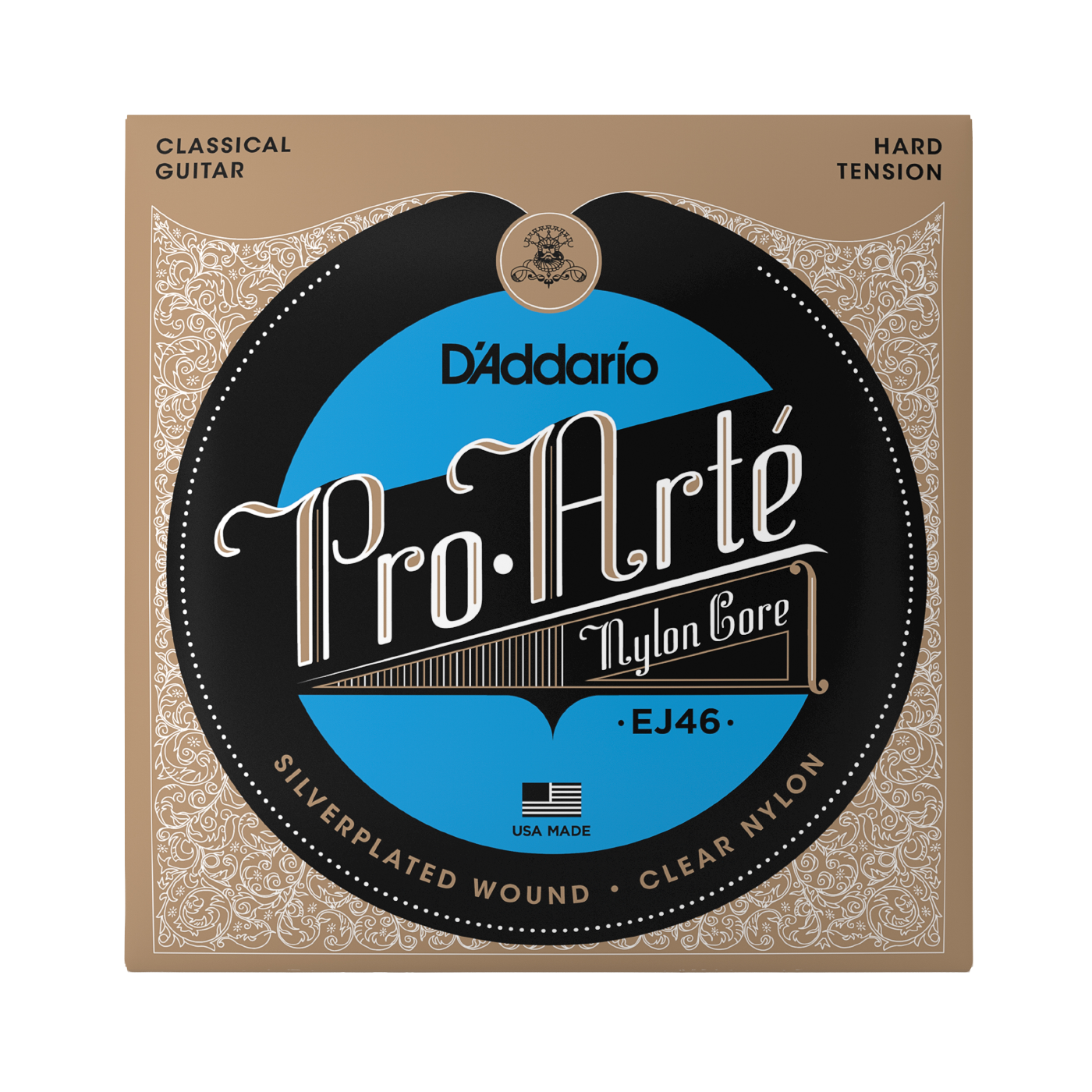 D'Addario EJ46 Pro-Arté Classical Guitar Strings - Hard Tension