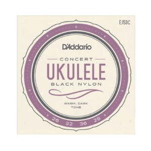 D'Addario EJ53C Pro-Arté Rectified Black Nylon Concert Ukulele Strings