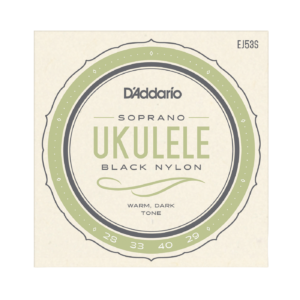 D'Addario EJ53S Pro-Arté Rectified Black Nylon Soprano Ukulele Strings