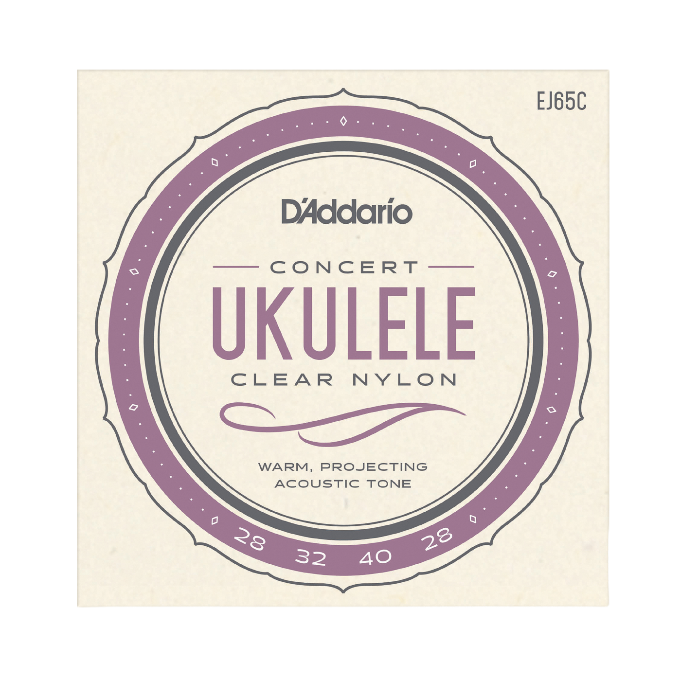 D'Addario EJ65C Pro-Arté Custom Extruded Concert Ukulele Strings