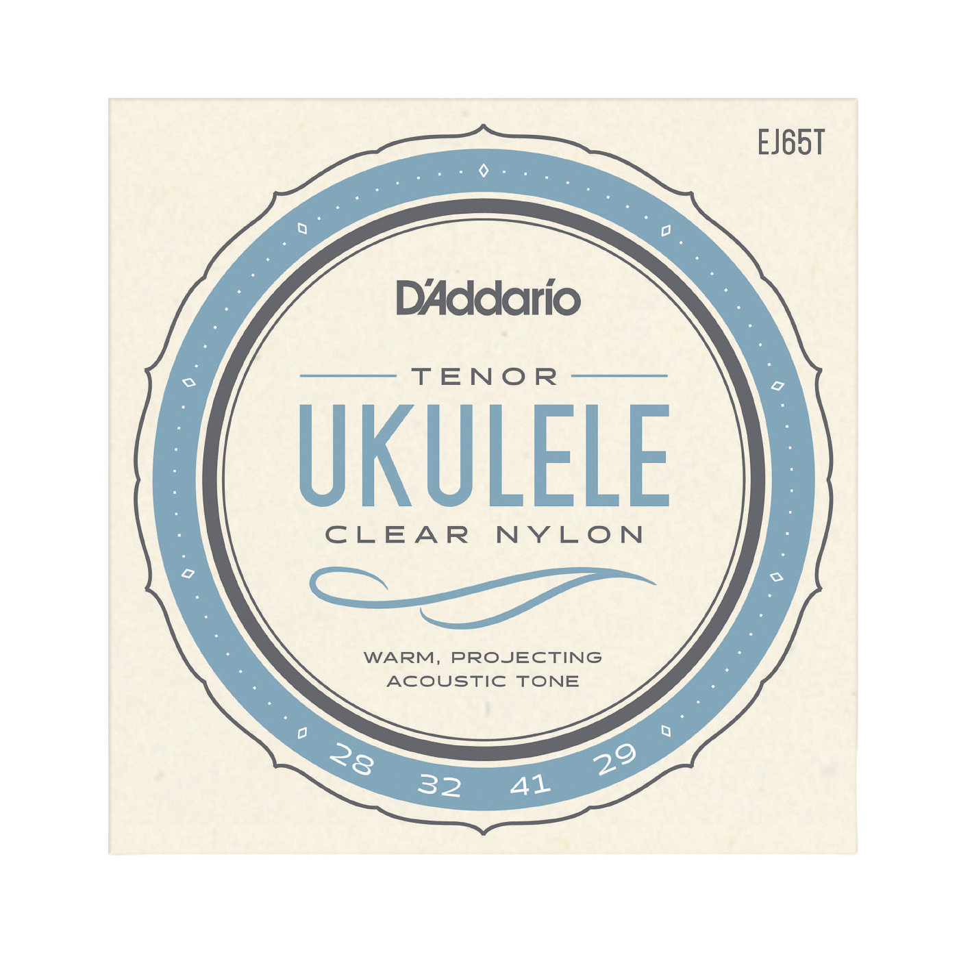 D'Addario EJ65T Pro-Arté Custom Extruded Nylon Tenor Ukulele Strings