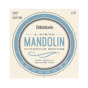 D'Addario EJ73 Phosphor Bronze Mandolin Strings - Light (10-38)