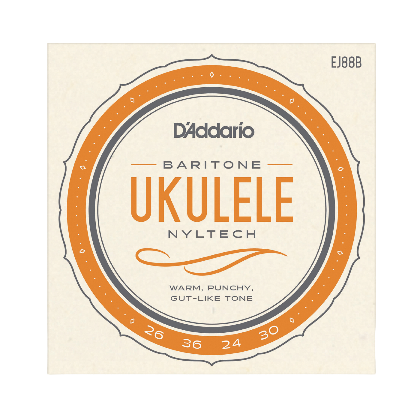 D'Addario EJ88B Nyltech Baritone Ukulele Strings