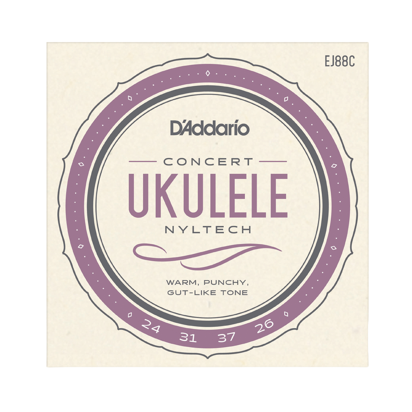 D'Addario EJ88C Nyltech Concert Ukulele Strings