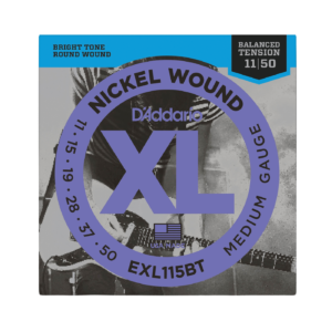 D'Addario EXL115BT Nickel Wound Electric Guitar Strings - Balanced Tension Medium (11-50)