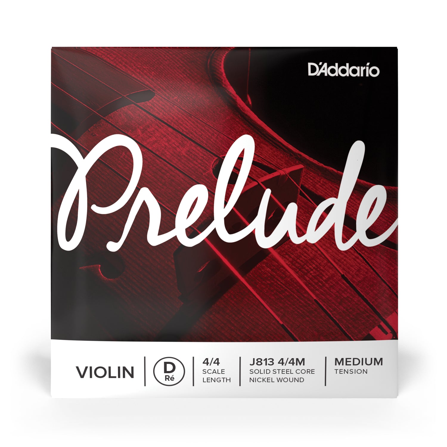 D'Addario Prelude J813 4/4M Violin D String - Medium Tension 4/4 Size