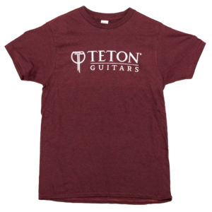 Teton Guitars Dark Red Heather T-Shirt — S