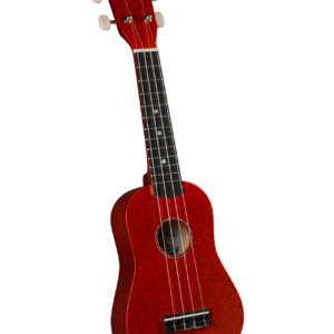 DU142 Diamond Head Hot Rod Soprano Ukulele-Candy Apple Red