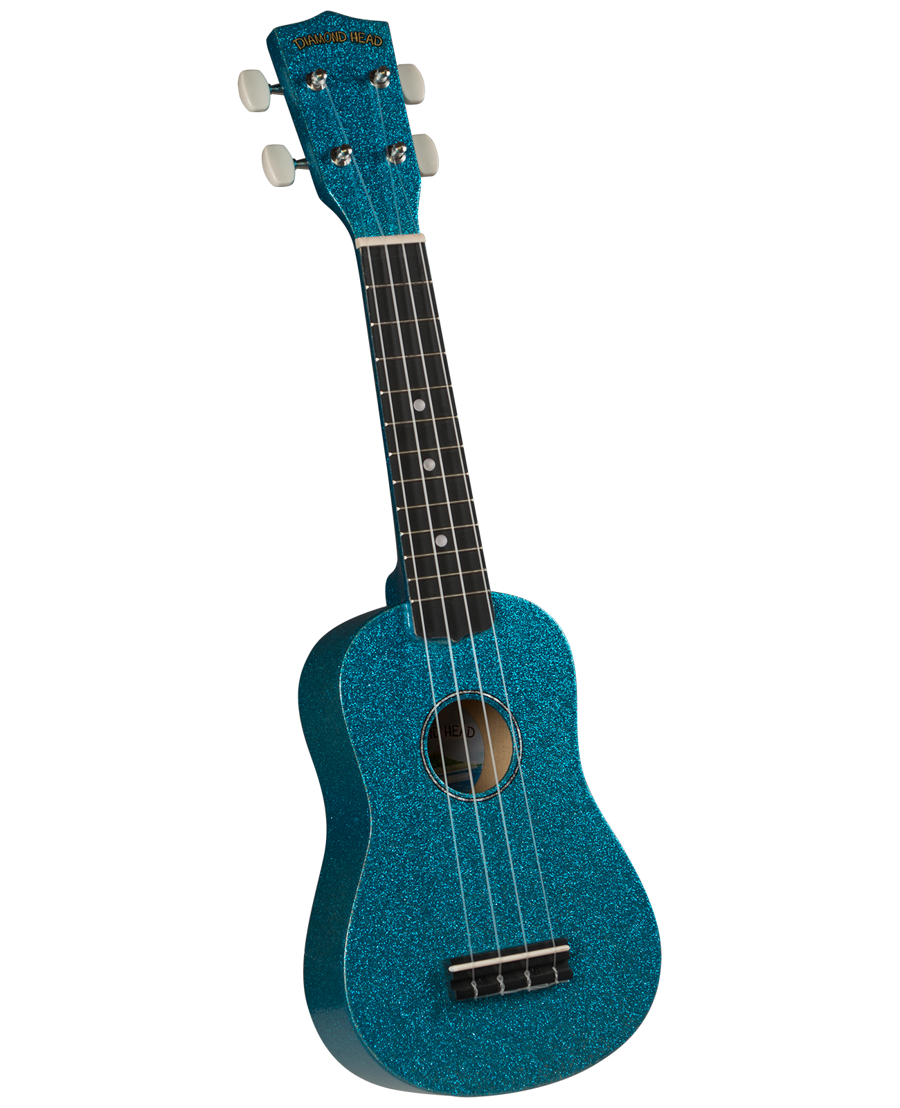 Diamond Head DU145 Hot Rod Soprano Ukulele - Twilight Blue with Gig Bag
