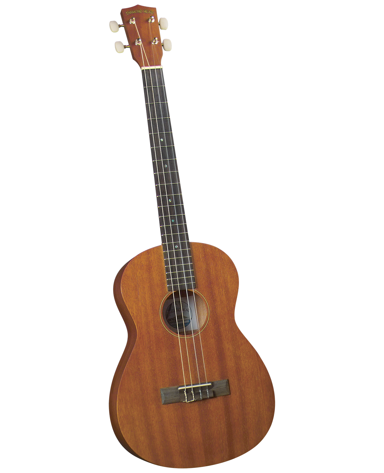 Diamond Head DU200B Deluxe Baritone Ukulele - Natural Mahogany with Gig Bag