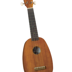 Diamond Head DU200P Deluxe Pineapple Soprano Ukulele - Natural Mahogany with Gig Bag