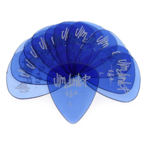 Dunlop Gels Guitar Picks, Blue-Light Gauge-12-Pack