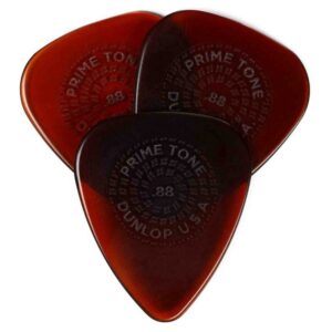 Dunlop Primetone Standard Grip Guitar Pick-.88mm Gauge-3 pack