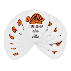 Dunlop Tortex Wedge Player's Pack Guitar Picks-.60mm Gauge -12 pack