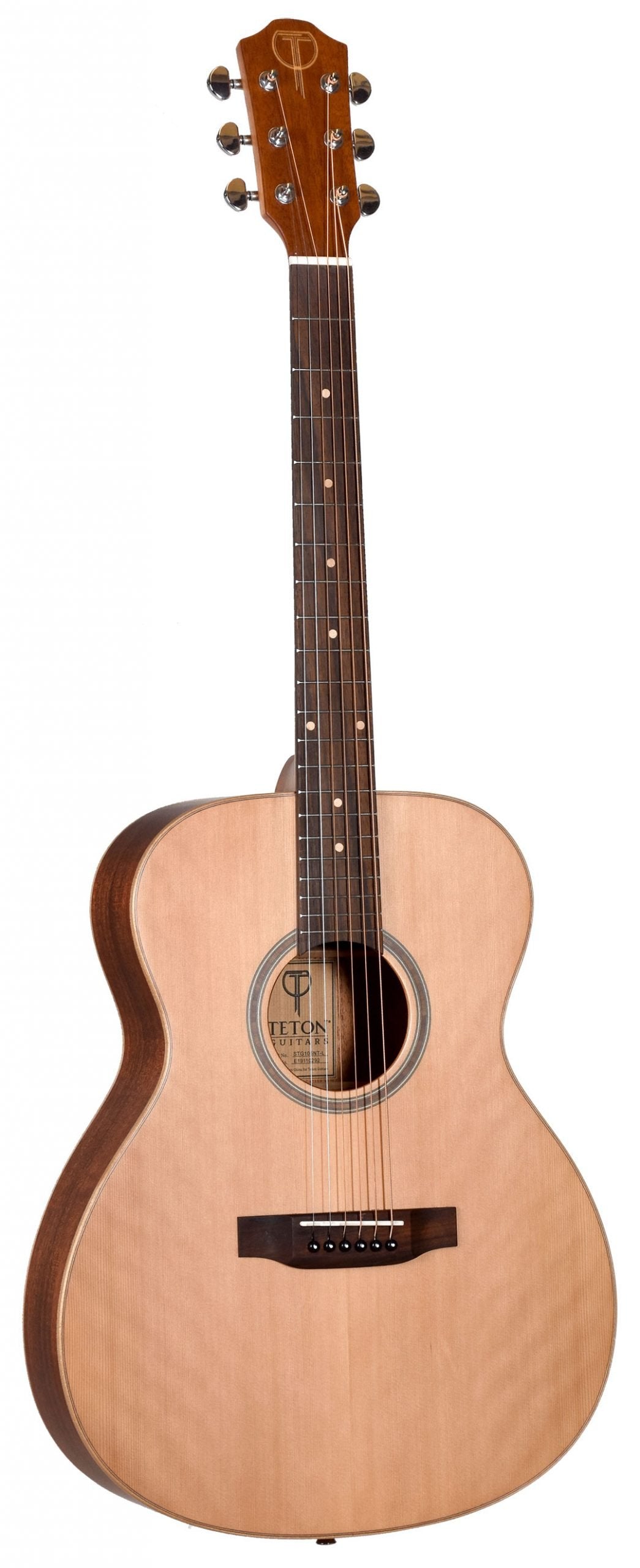 Teton STG105NT-L Left Handed Grand Concert Acoustic Guitar - Mahogany Back & Sides