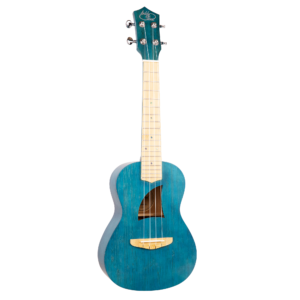 Eddy Finn Bamboo Beach Ukulele with Gig Bag - Blue