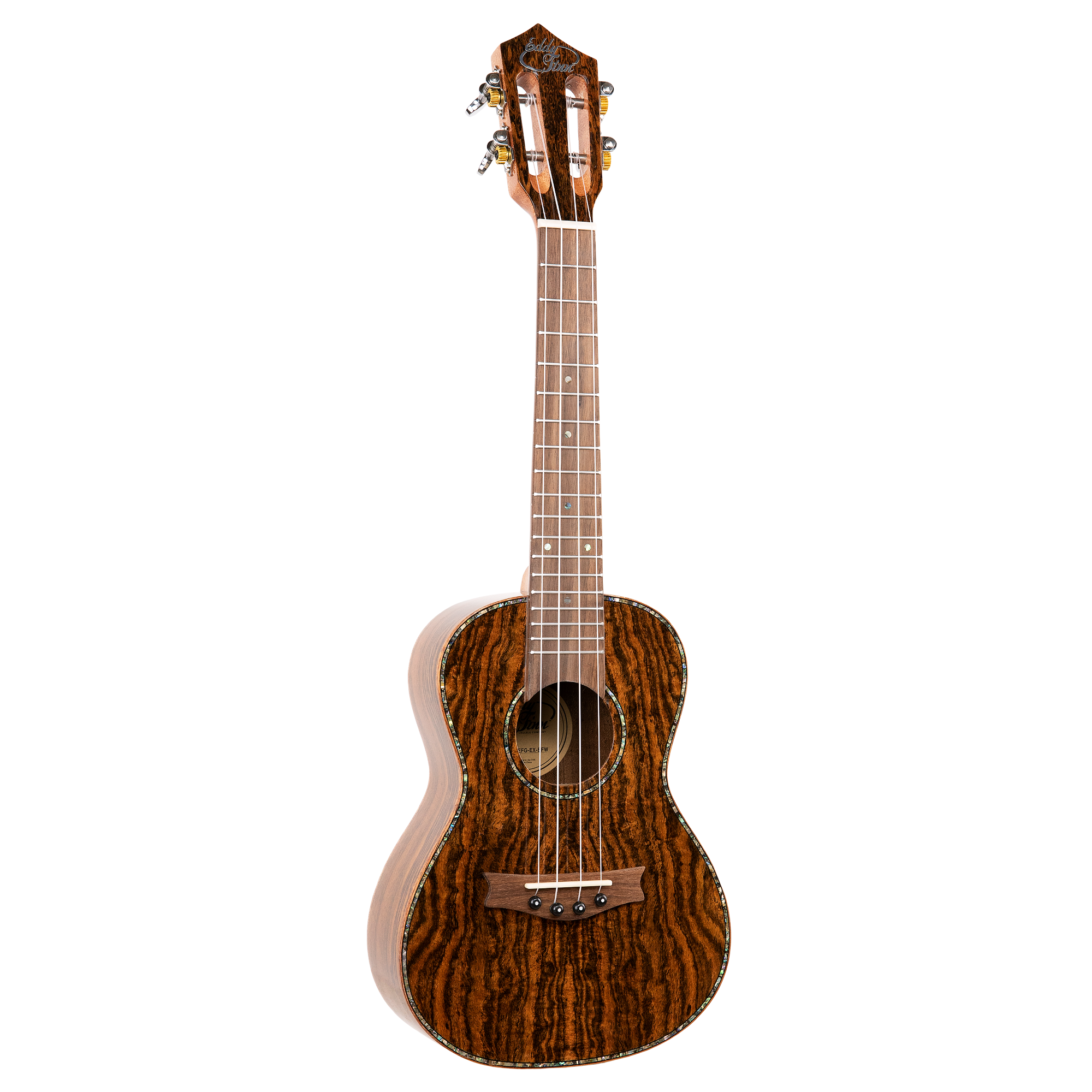 Eddy Finn Exotic Wood Ukulele with Gig Bag - Butterfly Wood
