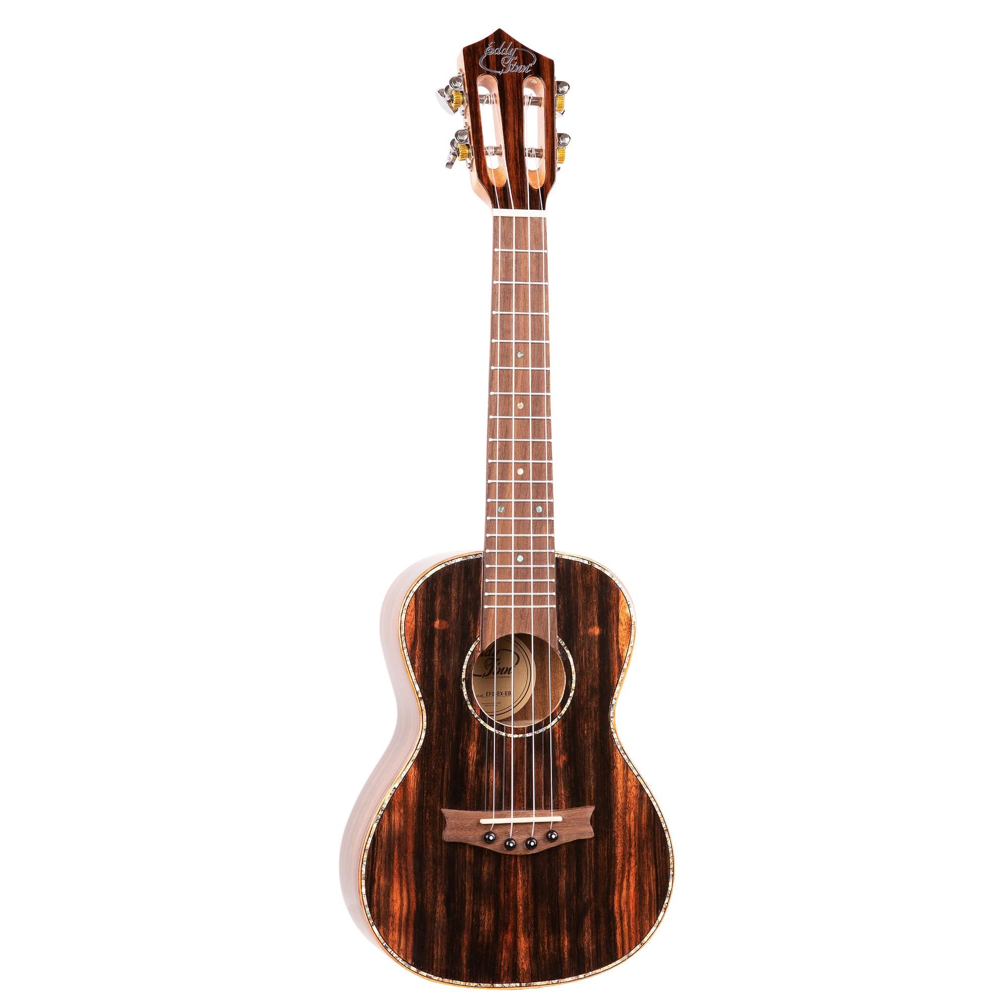 Eddy Finn Exotic Wood Ukulele with Gig Bag - Ebony Wood