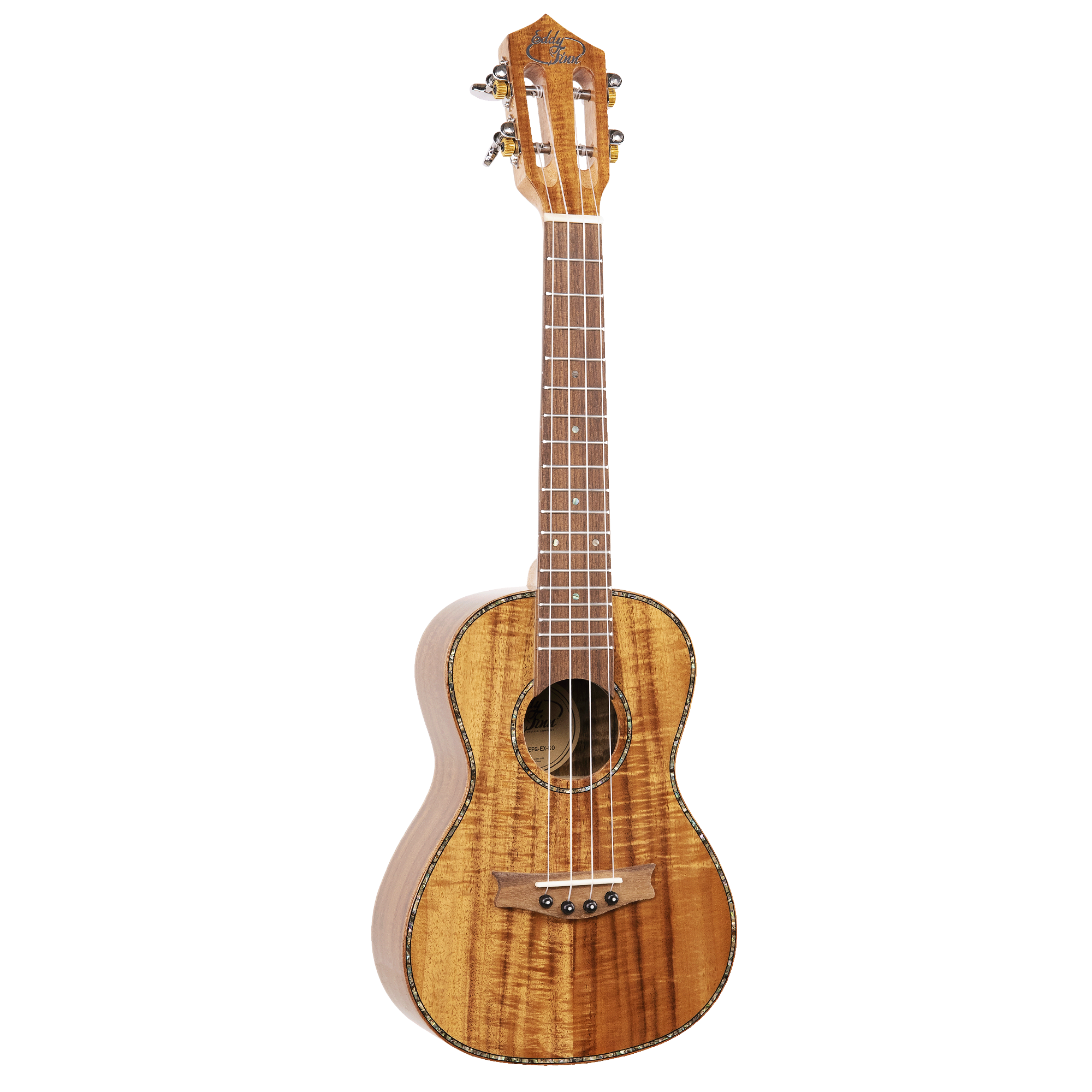 Eddy Finn Exotic Wood Ukulele with Gig Bag - Koa Wood