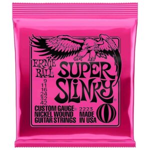 Ernie Ball Super Slinky Nickel Wound Guitar Strings - 9-42 Super Light
