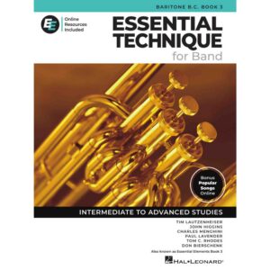 Essential Technique for Band - Baritone B.C. - Book 3